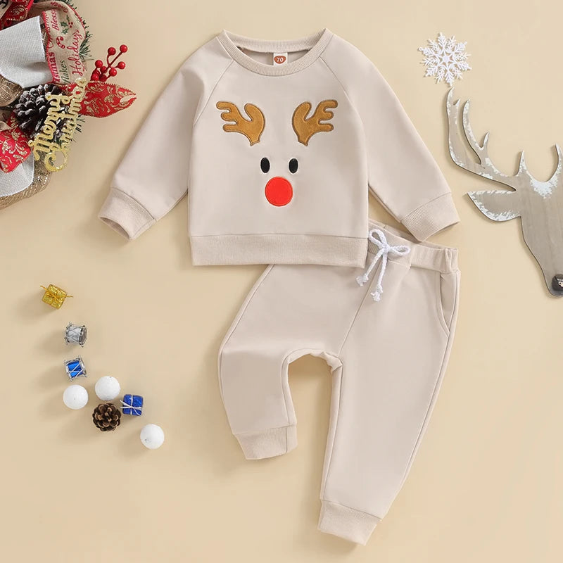 Reindeer 2-Piece Baby Toddler Outfit