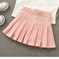 Girls Heart Pleated Skort – Athletic Style Skirt (Sizes 3T–16)