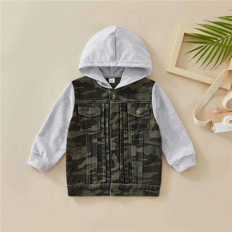 Children's Jean Jacket Hoodie