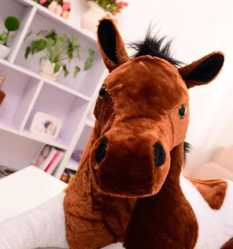 Extra Large Soft Plush Horse- Perfect for Cuddles and Playtime!