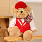 Pilot and Flight Attendant Plush Bear