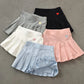 Girls Heart Pleated Skort – Athletic Style Skirt (Sizes 3T–16)