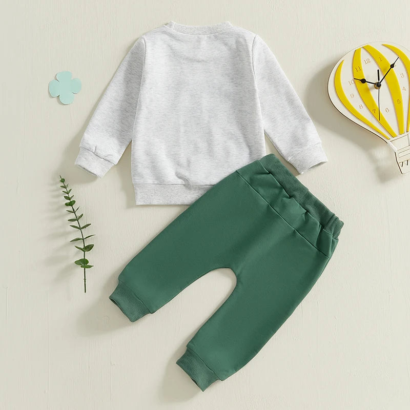 🍀 Lucky You Two-Piece Toddler Set – Cozy St. Patrick’s Day Outfit