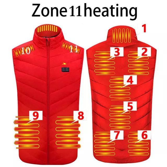 Unisex USB Infrared Heating Vest