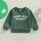 Pure Luck Heart of Gold - St. Patrick's Day Pullover Shirt