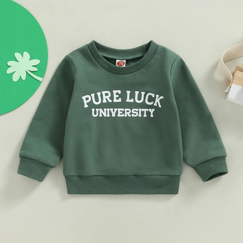 Pure Luck Heart of Gold - St. Patrick's Day Pullover Shirt