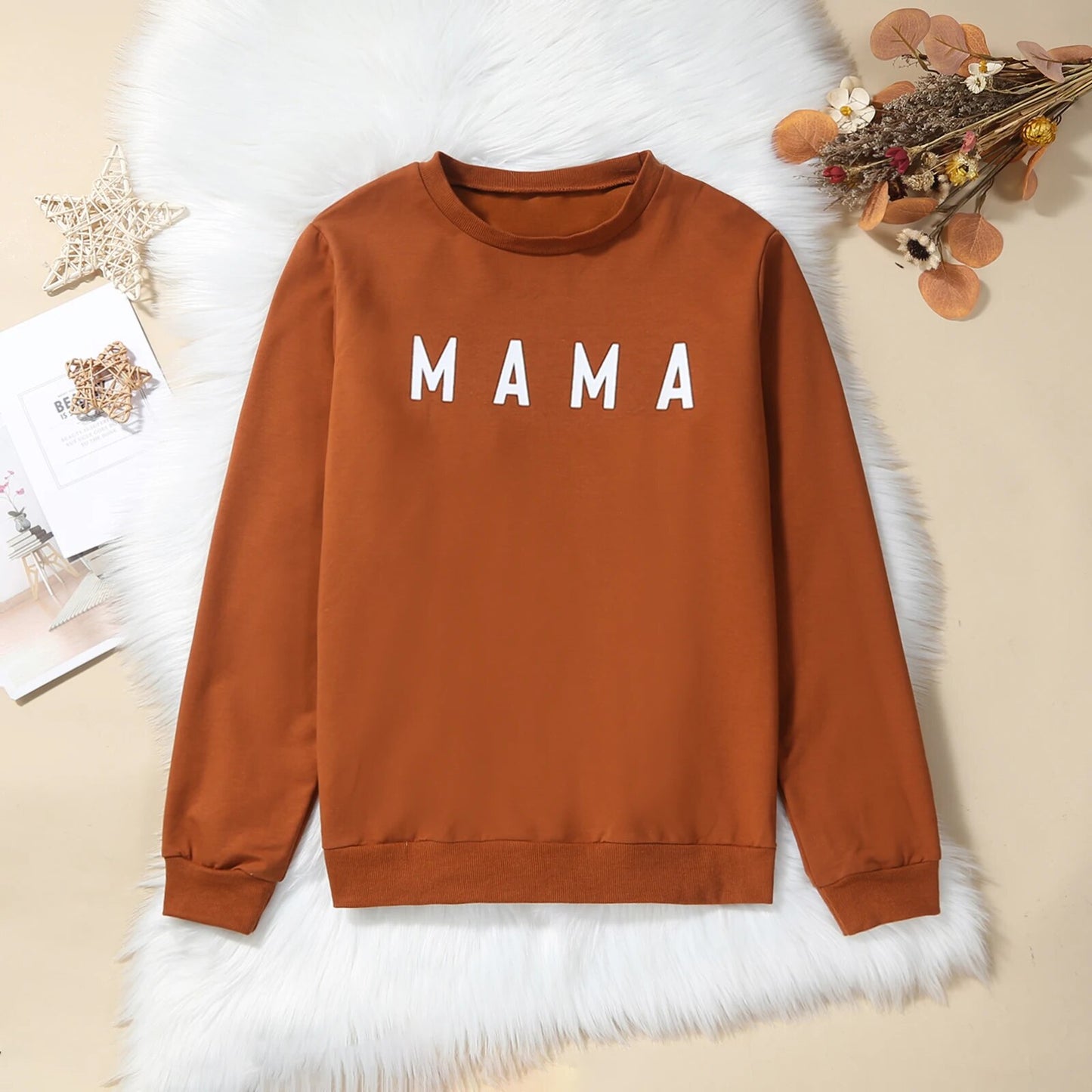 Mama and Pumpkin Matching Sweatshirts