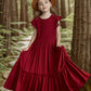 Girls Lace Bohemia Long Dress