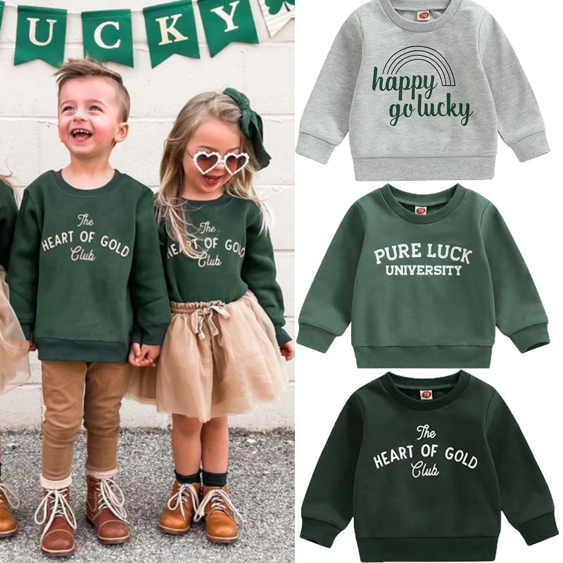 Pure Luck Heart of Gold - St. Patrick's Day Pullover Shirt