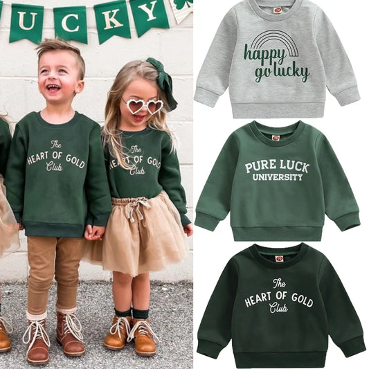 Pure Luck Heart of Gold - St. Patrick's Day Pullover Shirt