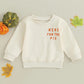 Girls Boys Thanksgiving Pumpkin Pie Sweatshirt 12M-4T