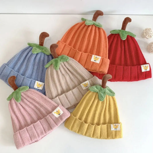 Baby Pumpkin Soft Infant Hat for Boys and Girls