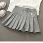 Girls Heart Pleated Skort – Athletic Style Skirt (Sizes 3T–16)