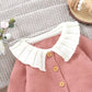 Girls Chicken Embroidered Cardigan