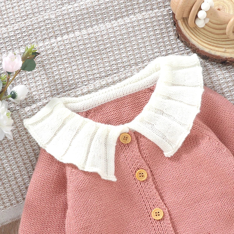 Girls Chicken Embroidered Cardigan