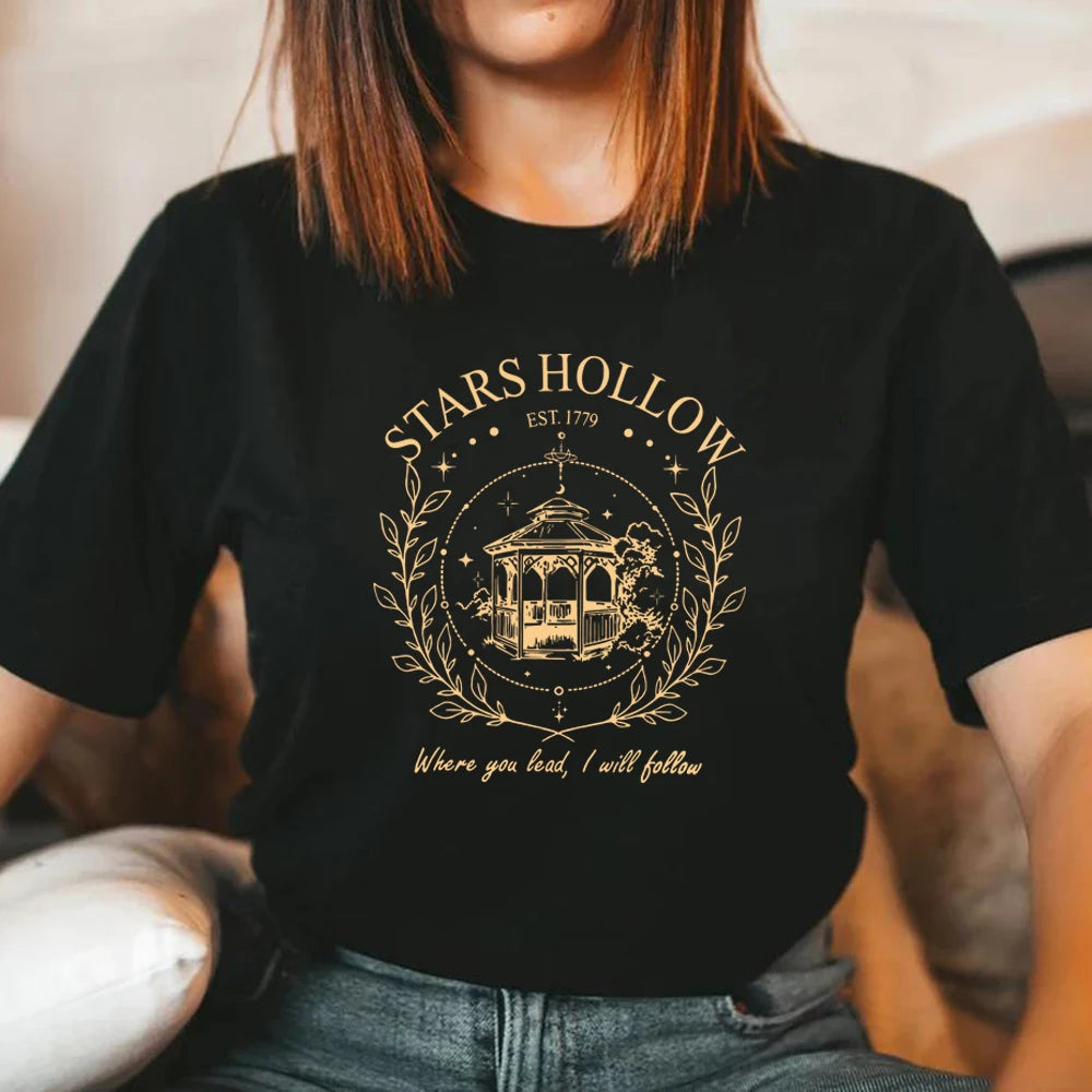 Stars Hollow Gazebo “Where You Lead” Graphic T-Shirt