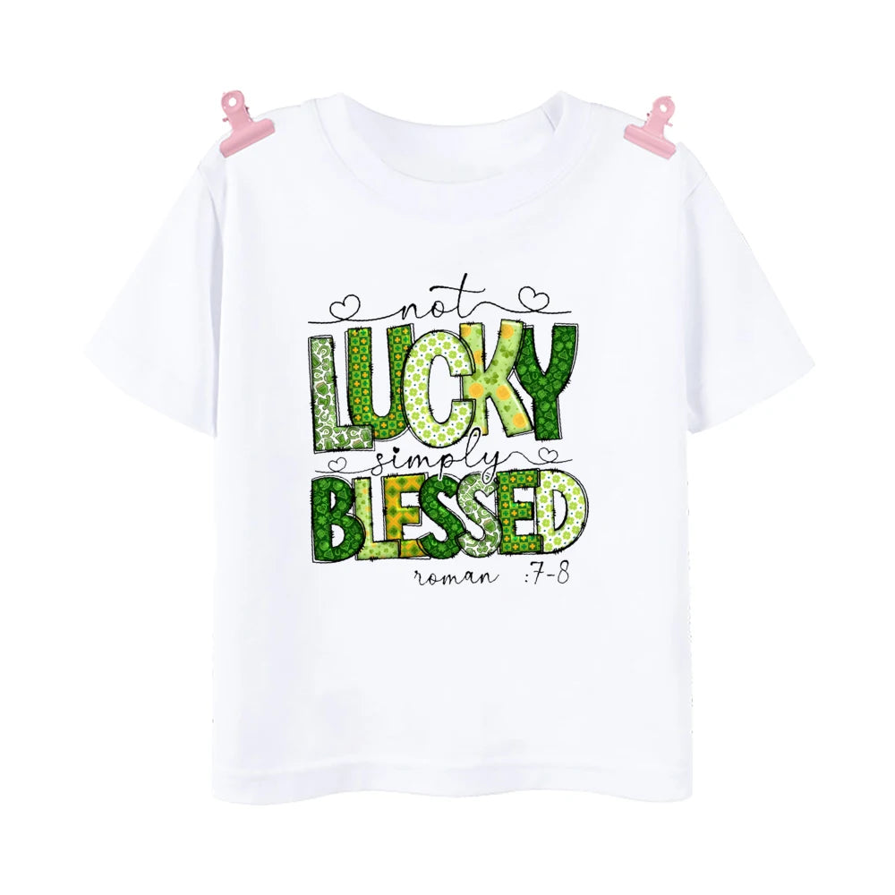 Happy Go Lucky Shamrock Tee – Toddler St. Patrick’s Day Shirt