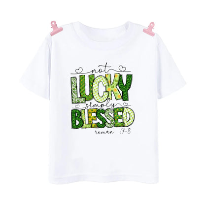 Happy Go Lucky Shamrock Tee – Toddler St. Patrick’s Day Shirt