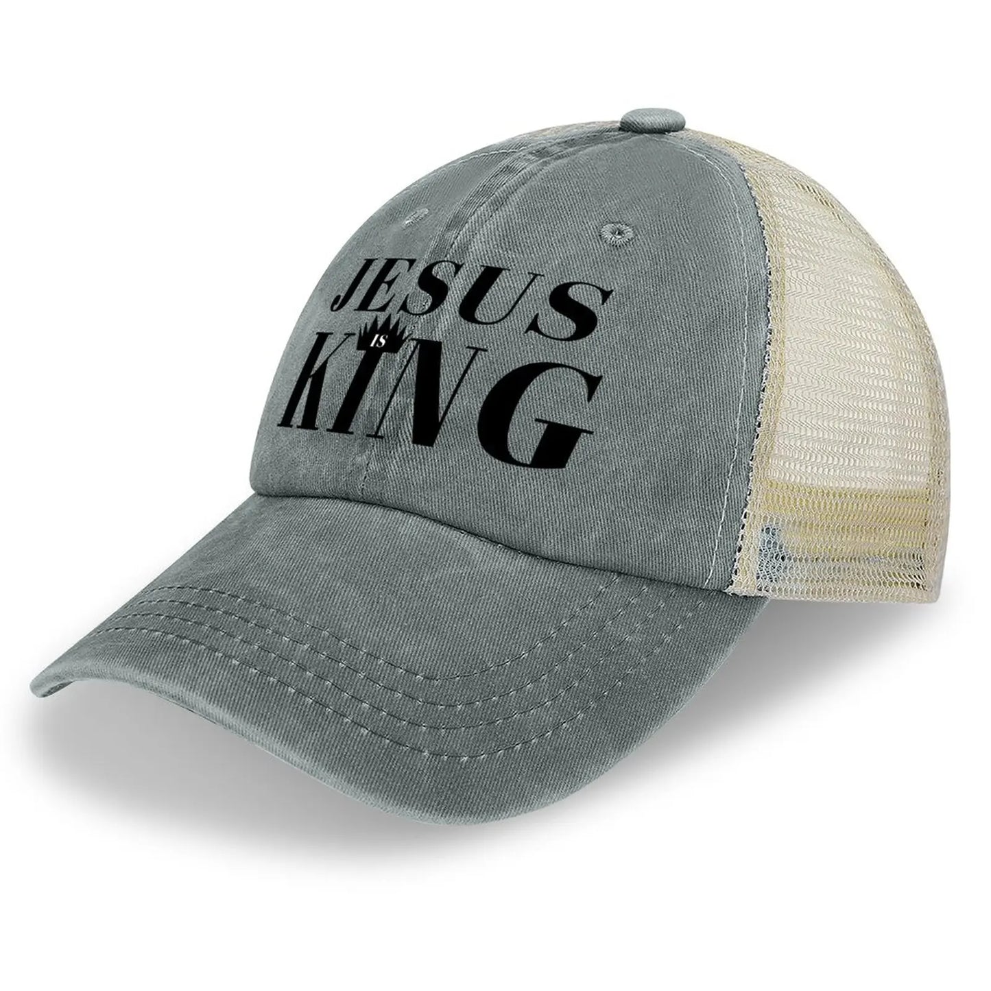 Jesus Is King - Trucker Style Hat