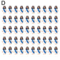 Miniature Jesus PVC 50 Pieces