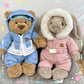 Cozy Winter Friends Plush – Bear or Bunny in Snowsuit (12–14”)