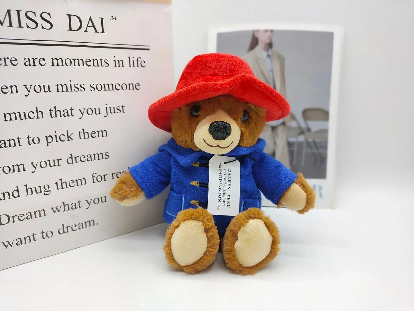 Classic Paddington Bear Plush – 11.5" Soft Stuffed Teddy with Signature Coat & Hat