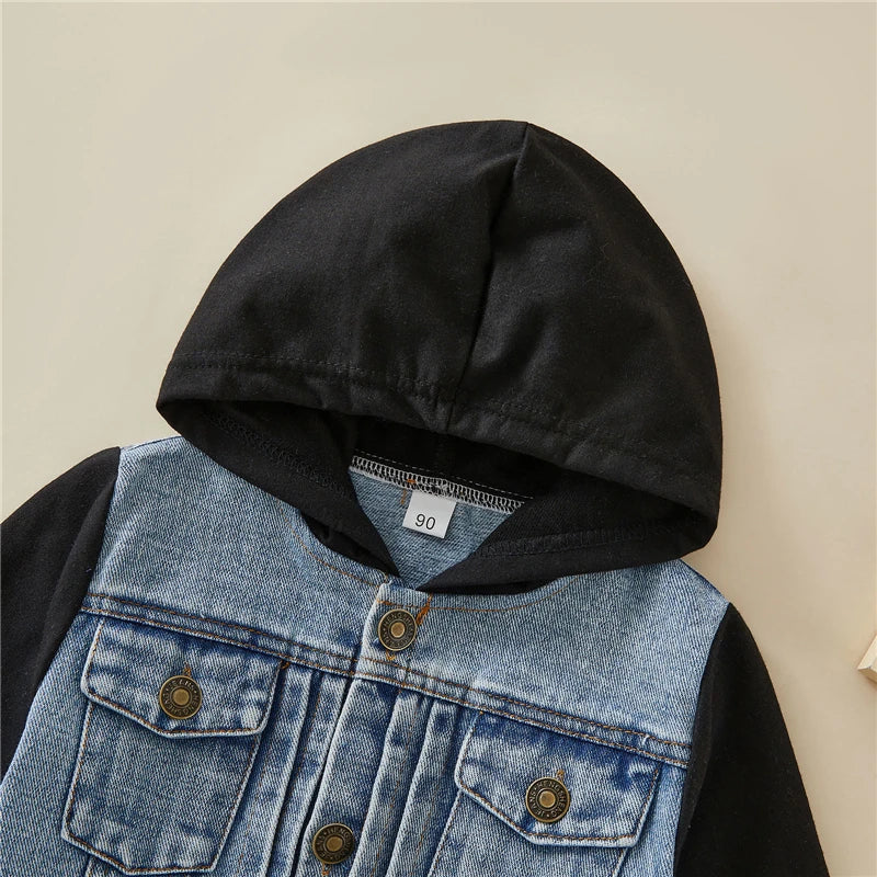 Children's Jean Jacket Hoodie