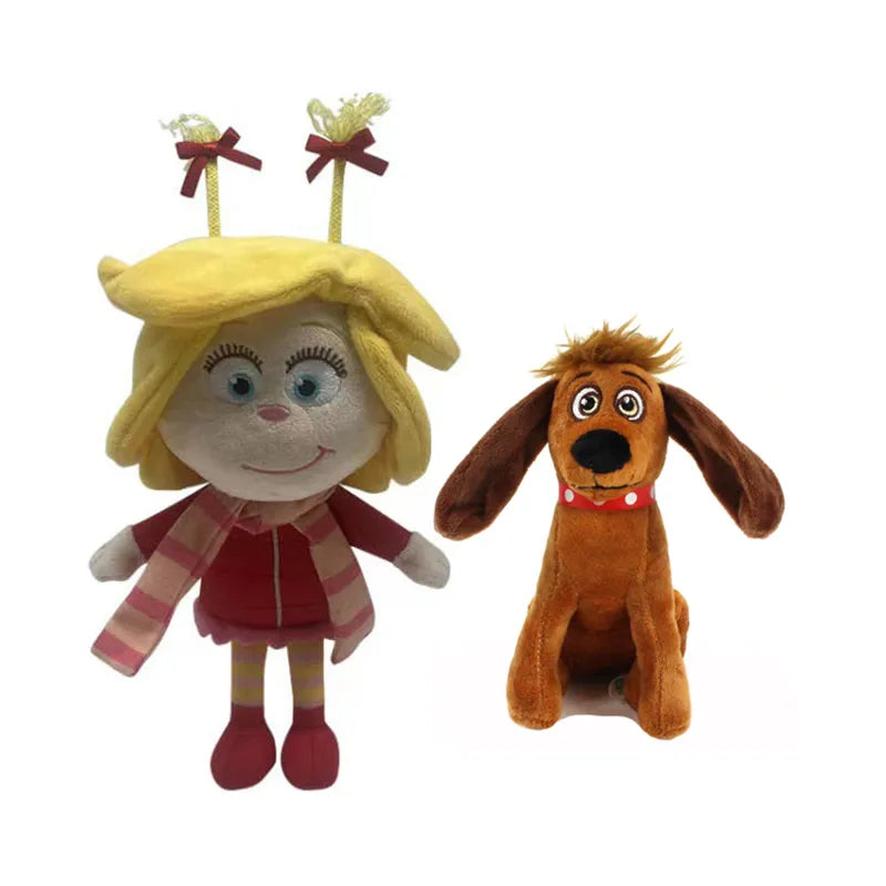 Cindy Lou Who and Max - Grinch That Stole Christmas Plush