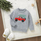 Boys Red Truck Christmas Sweater