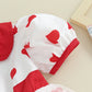 Valentine’s Day Baby, Toddler Girl Red Heart Dress