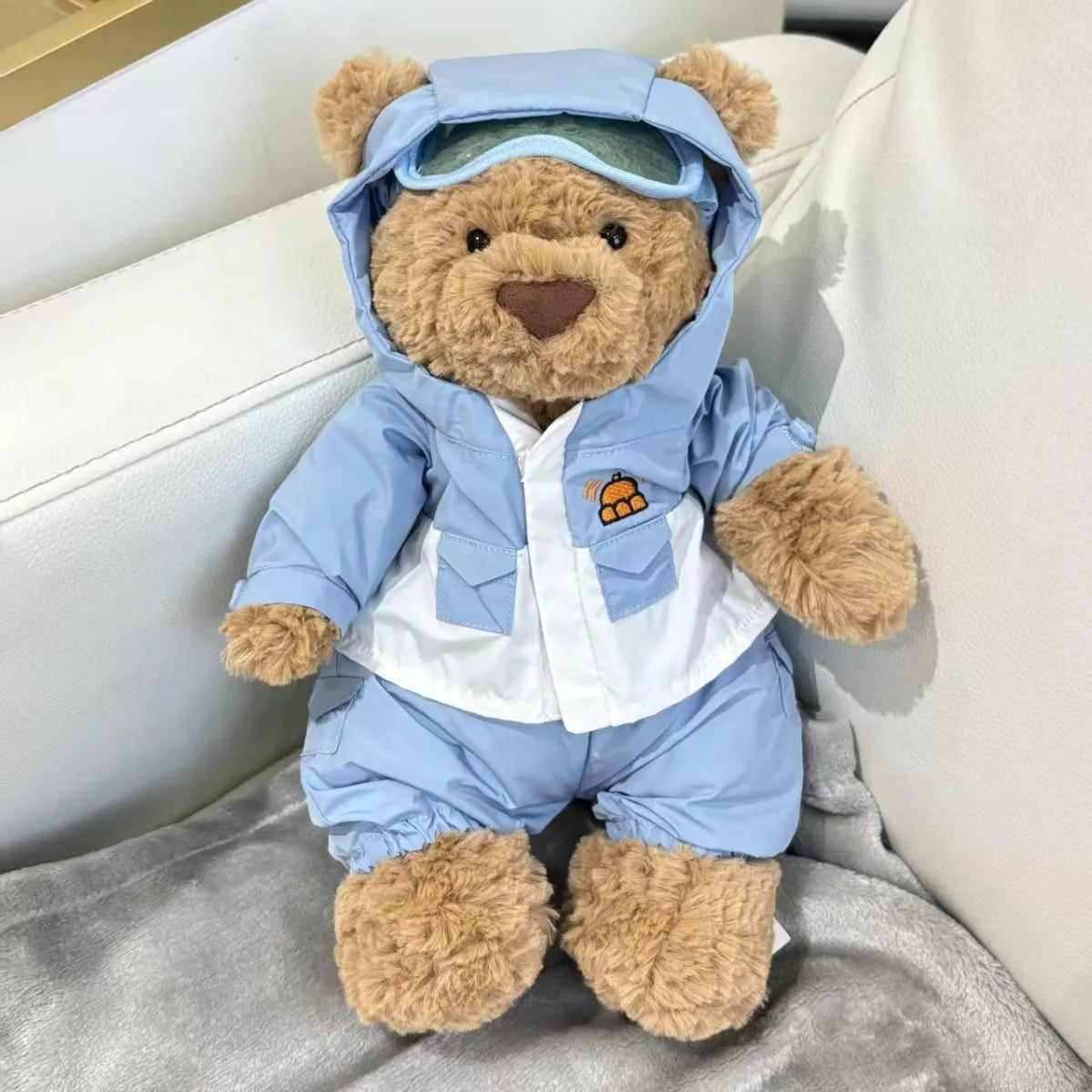 Cozy Winter Friends Plush – Bear or Bunny in Snowsuit (12–14”)