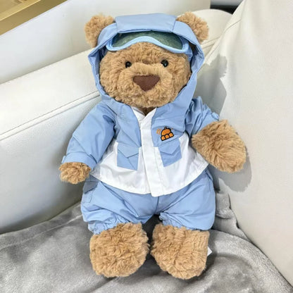 Cozy Winter Friends Plush – Bear or Bunny in Snowsuit (12–14”)