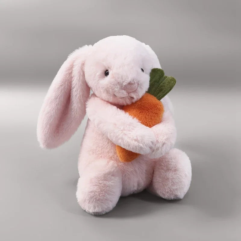 Poppy the Bunny 🌸Plush – Soft Bunny with Carrot (12”)