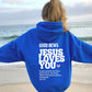 GOOD NEWS JESUS LOVES YOU Unisex Christian Hoodie