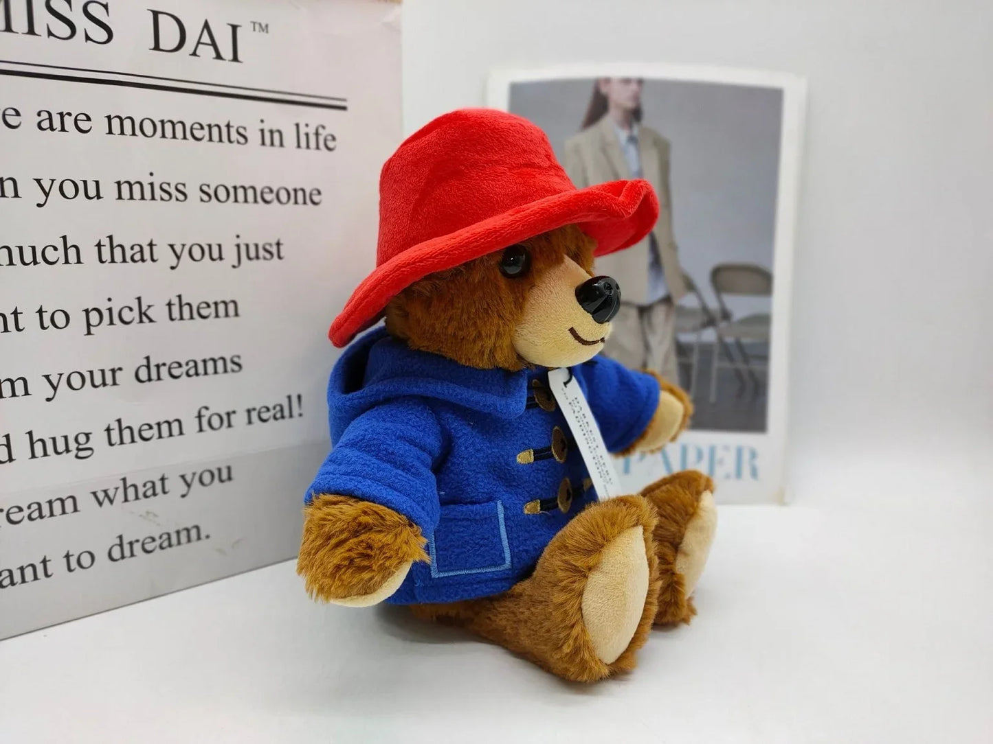 Classic Paddington Bear Plush – 11.5" Soft Stuffed Teddy with Signature Coat & Hat