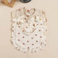 Vintage Floral Ruffle Bib Set – 3 Pack Baby Feeding Bibs