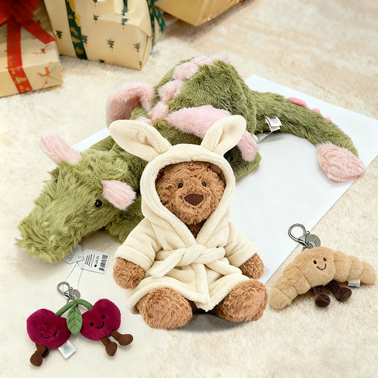 Jellycat Bathrobe Bartholomew Bear Jellycat Bunnies and more