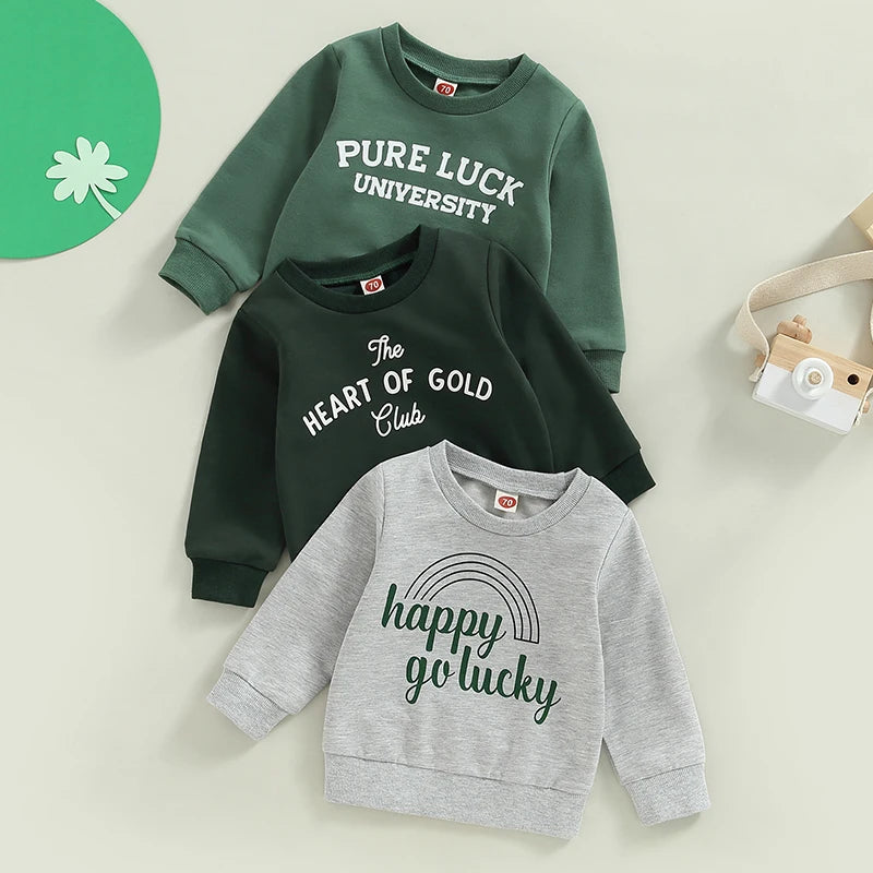 Pure Luck Heart of Gold - St. Patrick's Day Pullover Shirt