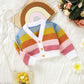 Cardigan Rainbow Sweater - Baby and Toddler