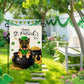 St. Patrick’s Day Dog Garden Flag – German Shepherd Lucky Pot of Gold Flag