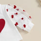 Girl's Valentine's Day 3 pc Heart Outfit