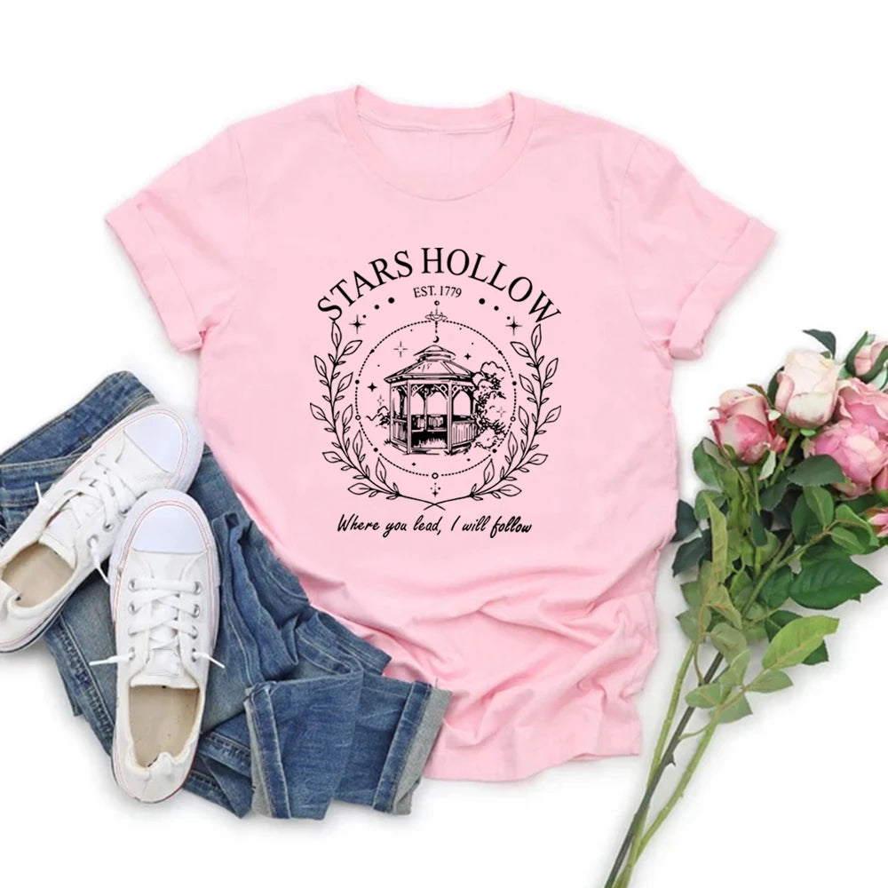 Stars Hollow Gazebo “Where You Lead” Graphic T-Shirt