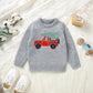 Boys Red Truck Christmas Sweater