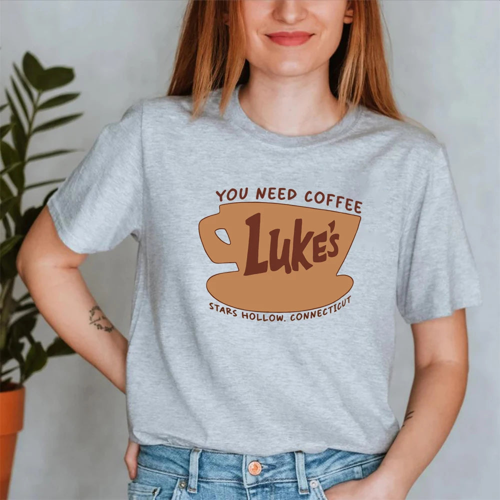 You Need Coffee Luke’s Diner Graphic T-Shirt