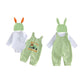 🐣 My First Easter Baby Romper Set – Bunny Hat Outfit