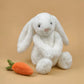 Poppy the Bunny 🌸Plush – Soft Bunny with Carrot (12”)