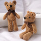 Heirloom Knit Teddy Bear Plush – Mini Cotton Snuggle Bear
