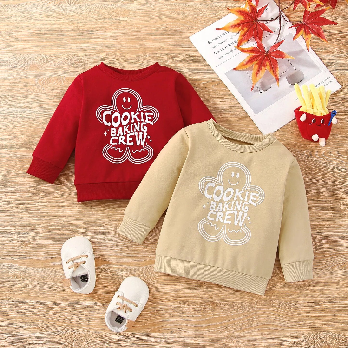 Cookie Baking Crew Pullover Shirt