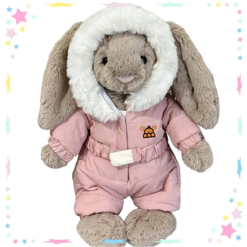 Cozy Winter Friends Plush – Bear or Bunny in Snowsuit (12–14”)
