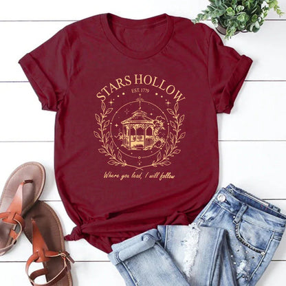 Stars Hollow Gazebo “Where You Lead” Graphic T-Shirt